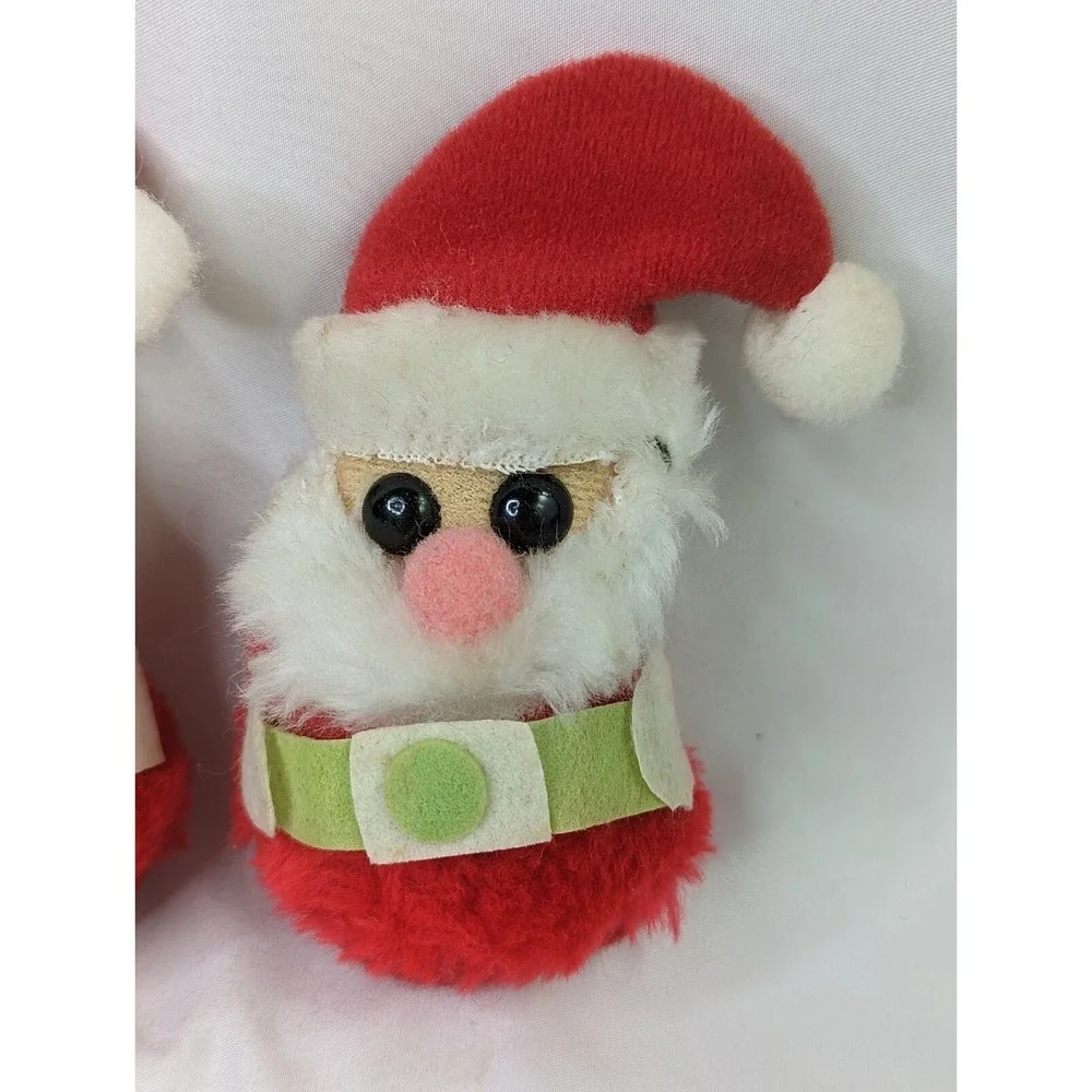 Russ‎ Santa Claus Bean Plush 4 Inch 1978 Stuffed Animal Toy